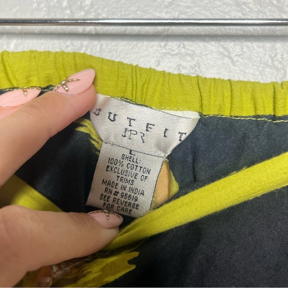 NWT OUTFIT JP sequin tiki tropical skirt sz L - Picture 3 of 5